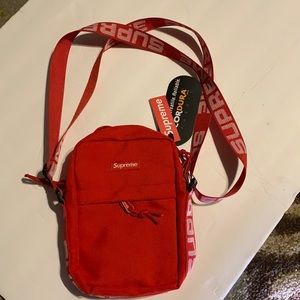 Supreme shoulder bag ss18  (Red)